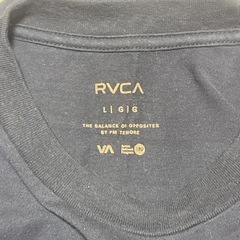 RVCA ブラック タンクトップ グラフィックプリント Lサイズの画像