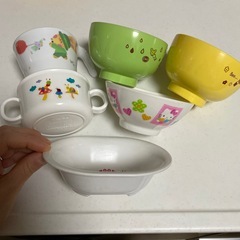 子供用食器　まとめて　バラ売りも可能　お椀　カップの画像