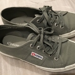 SUPERGA グレースニーカー37 コンバース　23.5cmの画像