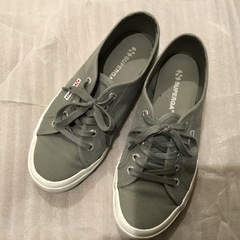 SUPERGA グレースニーカー37 コンバース　23.5cmの画像