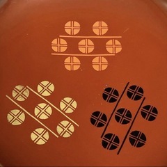 昭和レトロ　菓子盆　菓子入れ　梅型　お手入れしやすいプラスチック製　直径24cm
の画像