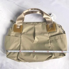 【新品未使用】passage mignonette パサージュ ミニョン　ハンドバッグ　ベージュ　レディースの画像