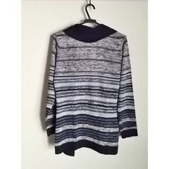 ガウン風カーディガン　ロング丈の画像