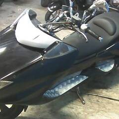 YAMAHA マグザム 黒 エンジン始動確認 自賠責保険で乗れます 半額配送キャンペーン 期間限定 現状渡し諸経費￥0- 横浜 P-Yardの画像