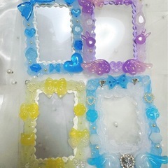 【無料】ホイップデコ済みトレカケース28個まとめて　ハンドメイド【引取限定】の画像