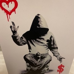 バンクシー　Heart or dollarの画像