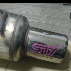 スバル純正 OP オプション STi Genome ゲノム GDB GDA GGA GGB インプレッサ スポーツ マフラー リアピースの画像