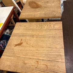 カフェテーブル　2台の画像