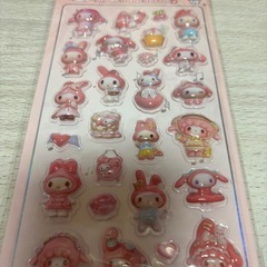 サンリオ ぷっくりシール 3枚セットの画像