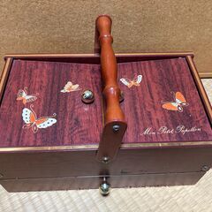 和風 お針箱【引取限定】の画像