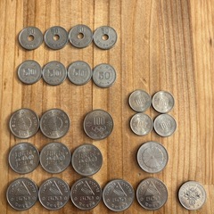 日本 記念硬貨　旧貨幣 セットの画像