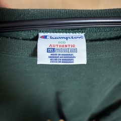 🌟チャンピオンスウェット 裏起毛 ダークグリーン🟢の画像