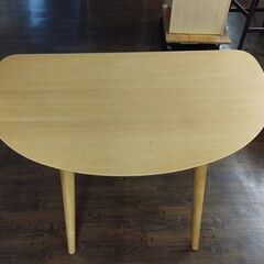 半円ダイニングテーブル『中古美品』の画像