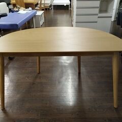 半円ダイニングテーブル『中古美品』の画像