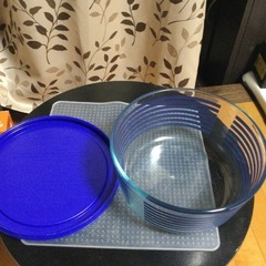 ◆Pyrex 保存容器◆ストライプ柄の画像