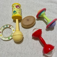 赤ちゃん用　音の出るおもちゃ　5種類の画像