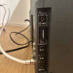 液晶テレビ　TOSHIBA REGZA 32V型(インチ) 東芝　レグザ　リモコン＋配線付きの画像