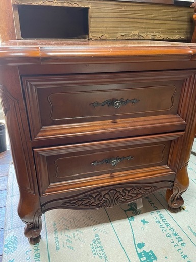 アンティーク　ローチェスト　木製　チェスト