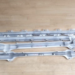 ラパン HE22S Xリミテッド用純正フロント、リアハーフスポイラー&サイドステップセットの画像