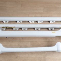 ラパン HE22S Xリミテッド用純正フロント、リアハーフスポイラー&サイドステップセットの画像