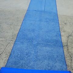 防風ネット（防風網／風よけネット／農業ネット） 4mm目　1m幅　長さ7種類　ブルーの画像