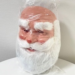 サンタ 仮面 コスプレ マスク帽子 髭 サンタクロース 仮装小物 クリスマスの画像
