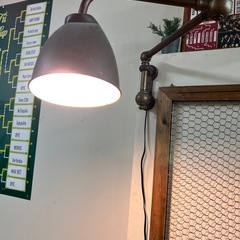 真鍮ダークブラウン メタル ブラケットライトの画像