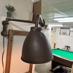 真鍮ダークブラウン メタル ブラケットライトの画像