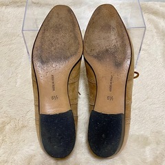 フェラガモ スエード ウイングチップ 24.5㎝茶 イタリア製 ドレスシューズの画像