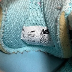 ニューバランススニーカー 17.5cmの画像