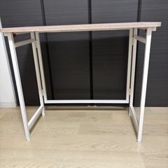 山善(YAMAZEN) 折りたたみ デスク 幅80×奥行40×高さ70cm の画像