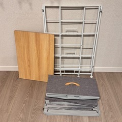 コンパクト◎折りたたみチェスト 棚 3段の画像