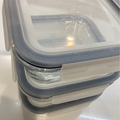 IKEA蓋付きガラス容器おまけキャベツ　   の画像