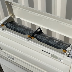 取付け可 ! !◇ダイキン エアコン14畳用 2018年 自動お掃除 加湿 快適エコ自動 うるさら AN40VRPK 高圧洗浄済み！保証付き！新品加湿ホース5m付き！の画像