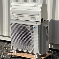 取付け可 ! !◇ダイキン エアコン14畳用 2018年 自動お掃除 加湿 快適エコ自動 うるさら AN40VRPK 高圧洗浄済み！保証付き！新品加湿ホース5m付き！の画像