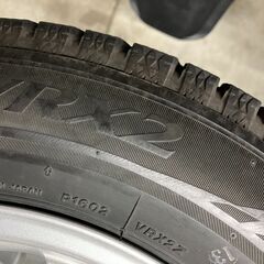 175/65r14　スタッドレス4本　ブリヂストン　VRX2　2017年　タイヤのみ　土曜日午後外す予定の画像