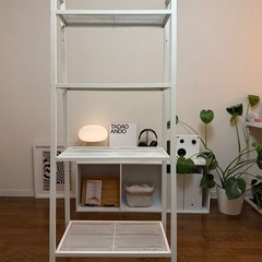 IKEA LERBERG ホワイト シェルフ｜藤が丘駅受け渡し の画像