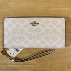 コーチ　シグネチャーホワイト長財布I③【新品未使用】の画像