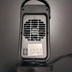 新品未使用(開封、確認のみ）【2025冬モデル】 セラミックヒーター 小型 セラミックファンヒーター 電気ファンヒーター 2秒速暖 暖房器具 マイナスイオン空気清浄 省エネ 速暖 大風量 コンパクト 3段階温度調整 900W 足元 温度調節 2重過熱保護 転倒OFF 節電対策 過熱保護 セラミック 窓下結露対策/寝室/トイレ/洗面所/オフィスに適用 (ブラック)の画像