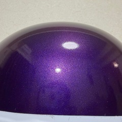 新品⭐️カスタムヘルメット⭐️パープルメタリックブルー⭐️の画像