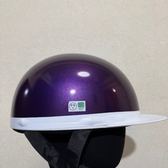 新品⭐️カスタムヘルメット⭐️パープルメタリックブルー⭐️の画像