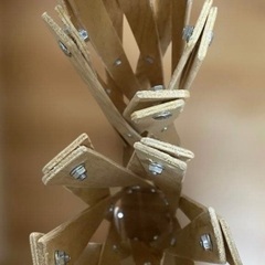 折りたたみ式 洗濯かご ランドリー ハンパーアイボリーキャンプ用ゴミ箱2個セットの画像