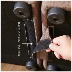  ローソファー 3人掛け リクライニング カウチソファ 布張り ファブリック LOWYA ロウヤ   の画像