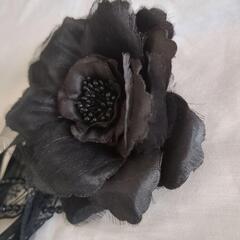 2wayコサージュ 髪飾り  ゴシック ゴスロリ２点セットの画像