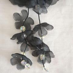 2wayコサージュ 髪飾り  ゴシック ゴスロリ２点セットの画像