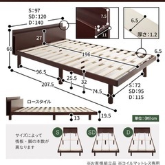 ベッドフレーム　シングルサイズ の画像