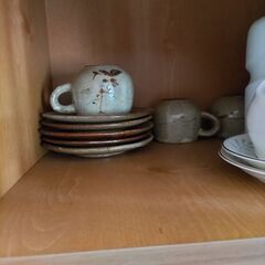 唐津焼　カップソーサーセットの画像