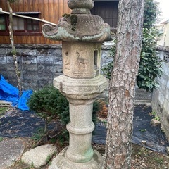 無料　もらって下さい　灯籠　とうろう　庭石の画像