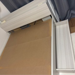 ニトリ 収納付きデザインベッドの画像