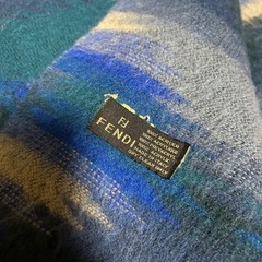 FENDI  美品 マフラー ブルー の画像